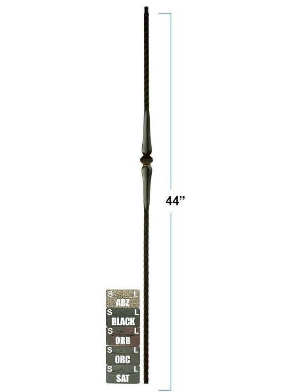 2570 Single Knuckle With Spoons Iron Baluster