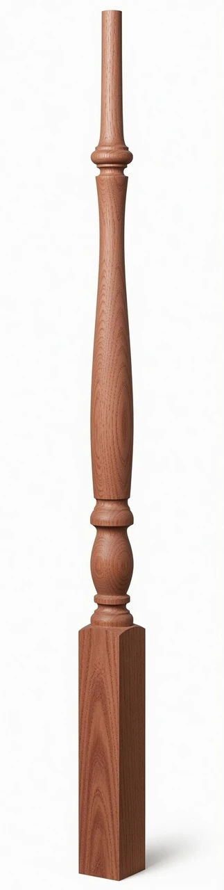 5442 42-inch Plain Country Classic Baluster - Mahogany