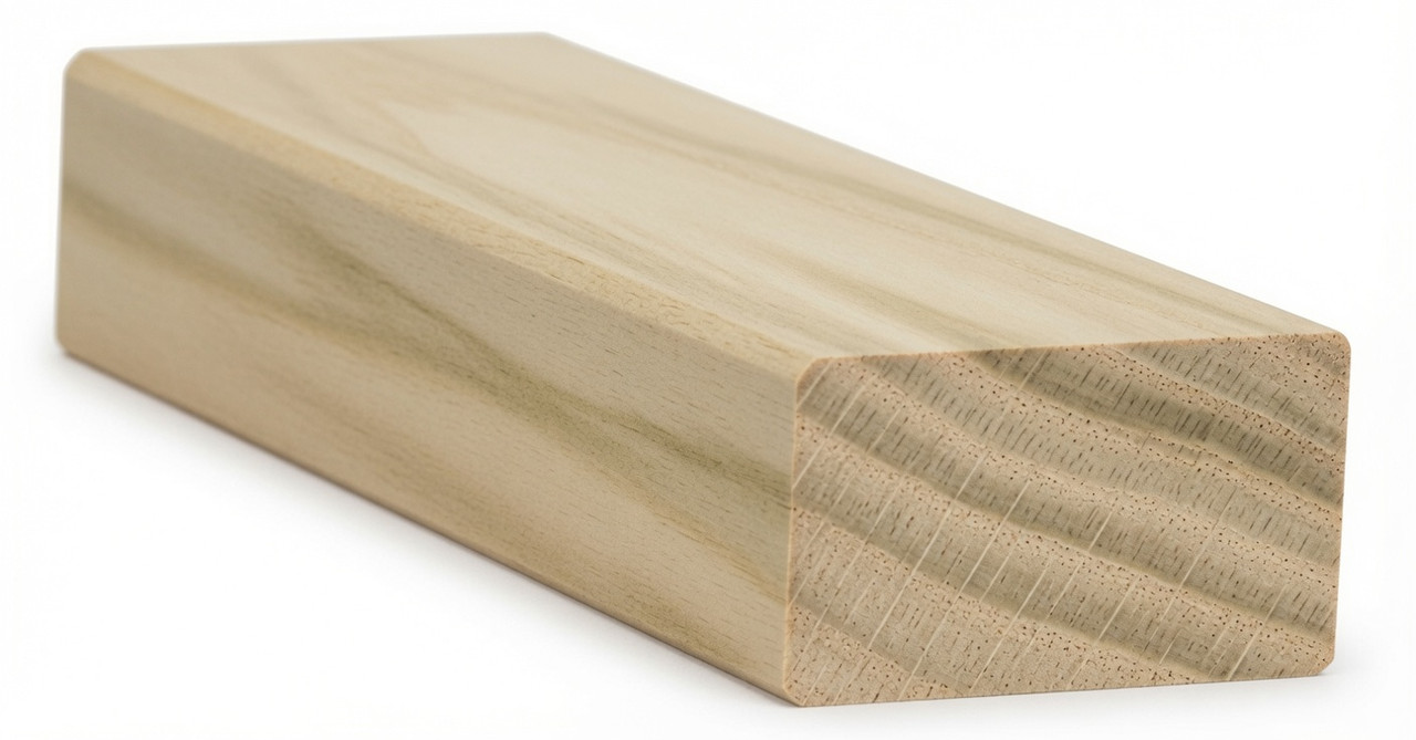 6002 2-3/4" x 1-9/16" Handrail, Non-Plowed - Poplar