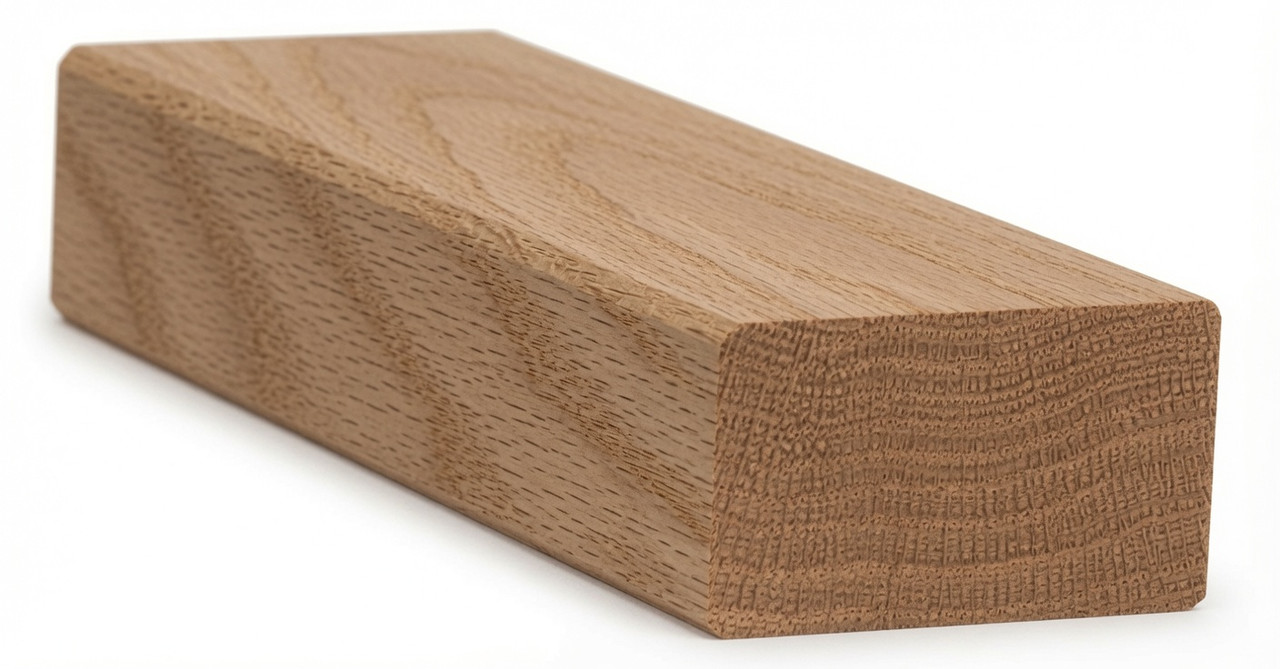 6002 2-3/4" x 1-9/16" Handrail, Non-Plowed - White Oak