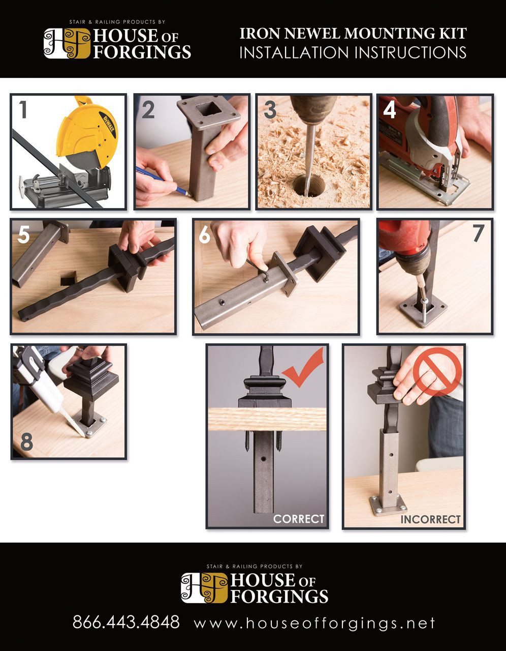 Newel Kit Mounting Instructions