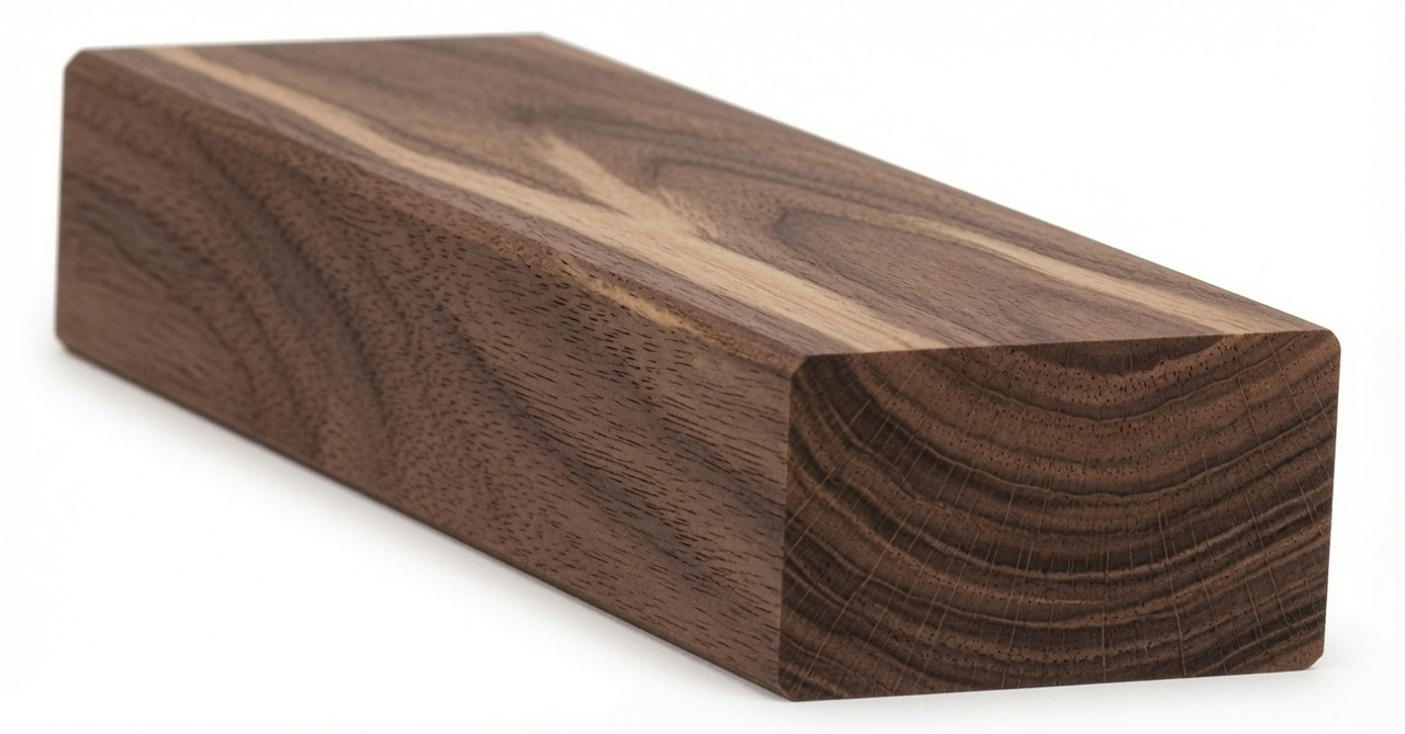 6002 2-3/4" x 1-9/16" Handrail, Non-Plowed - Walnut