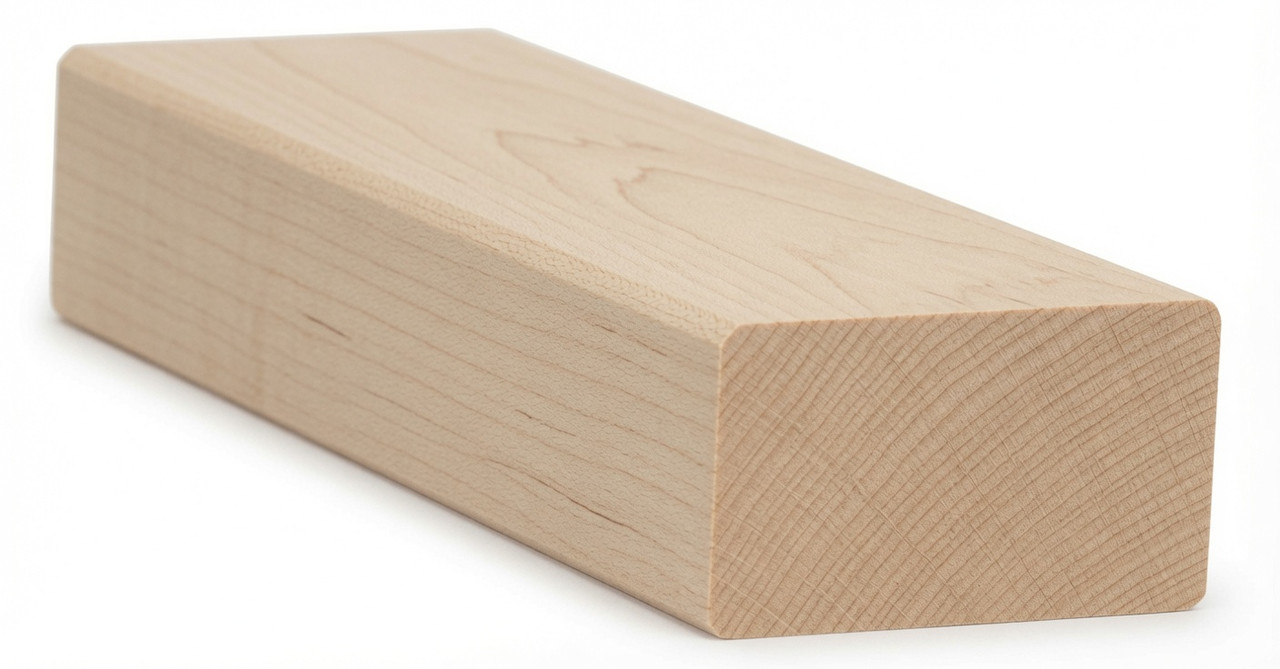 6002 2-3/4" x 1-9/16" Handrail, Non-Plowed - Hard Maple