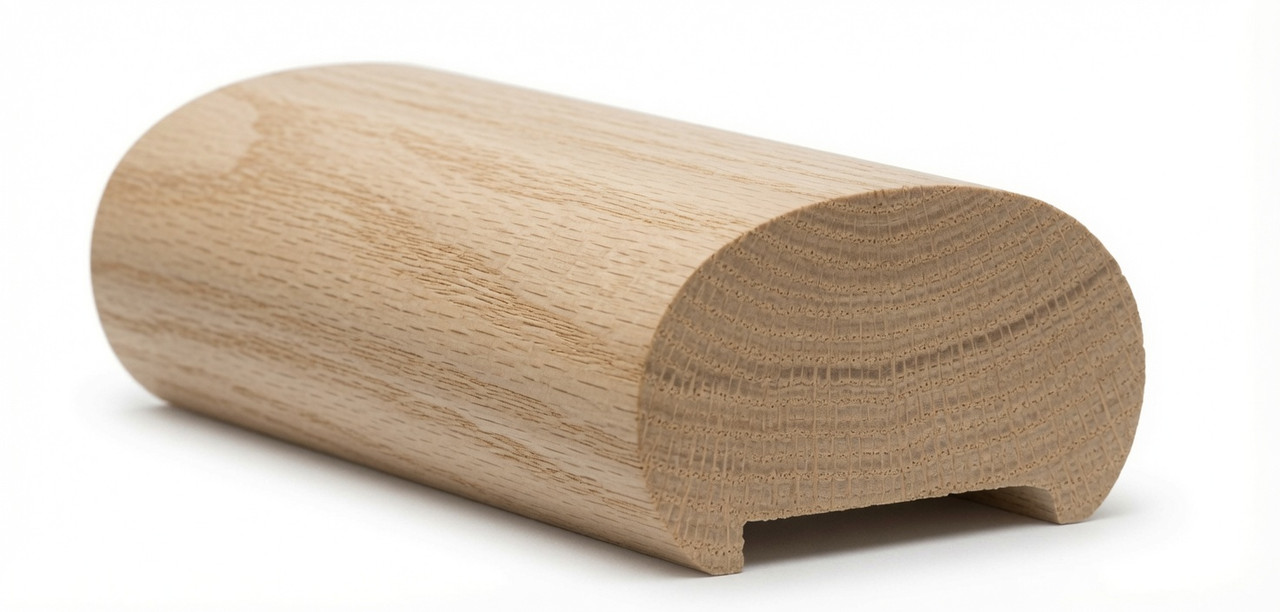 5600P Plowed Ash Oval Handrail