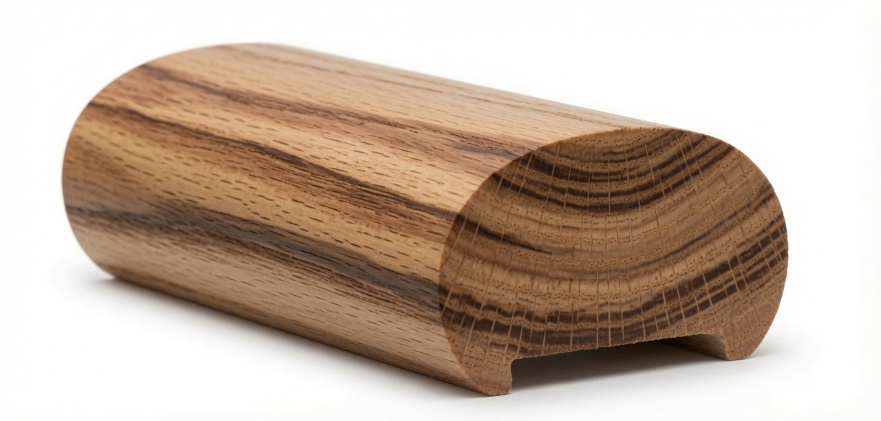 5600P Plowed Hickory Oval Handrail