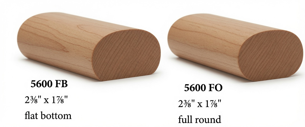 5600B Bending Alder Oval Handrail - Bending Rail Image Unavailable