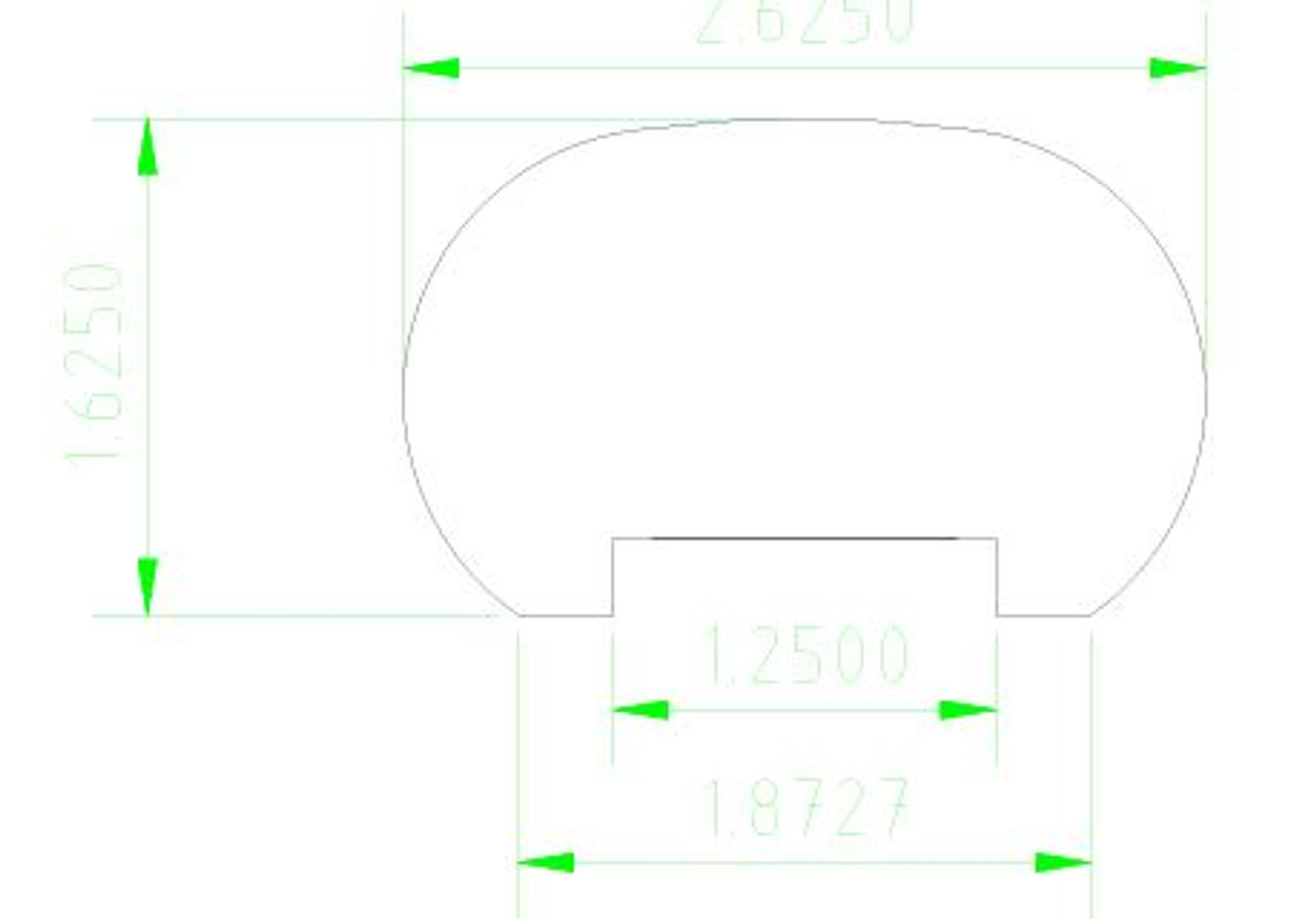 1-1/4" Plow, 5600P Handrail
