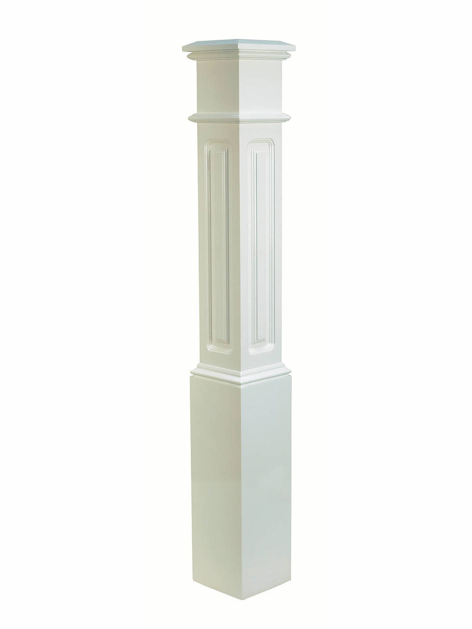 4093P-PR Paneled Primed Box Newel