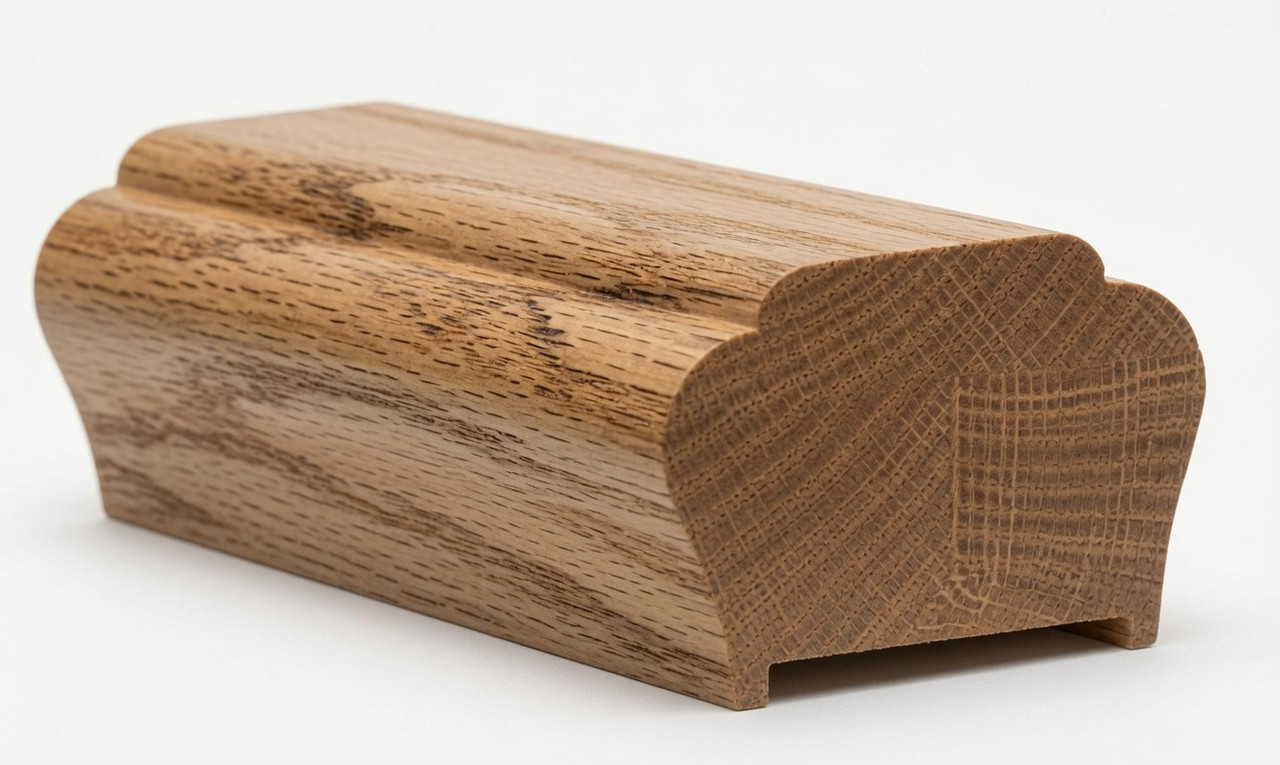 5700P Plowed Handrail - Hickory