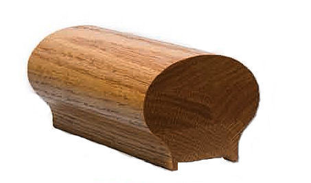 7600P Pine Plowed Handrail