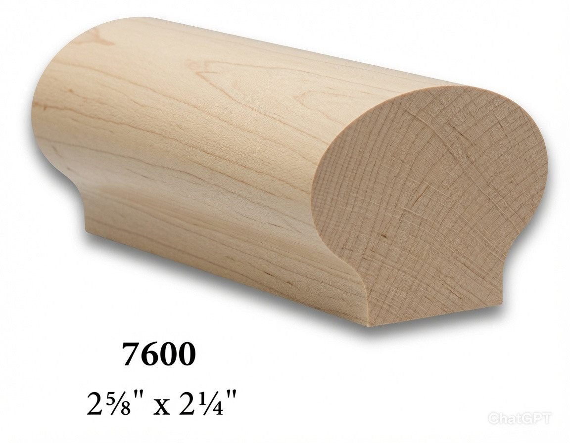7600B Birch Bending Handrail