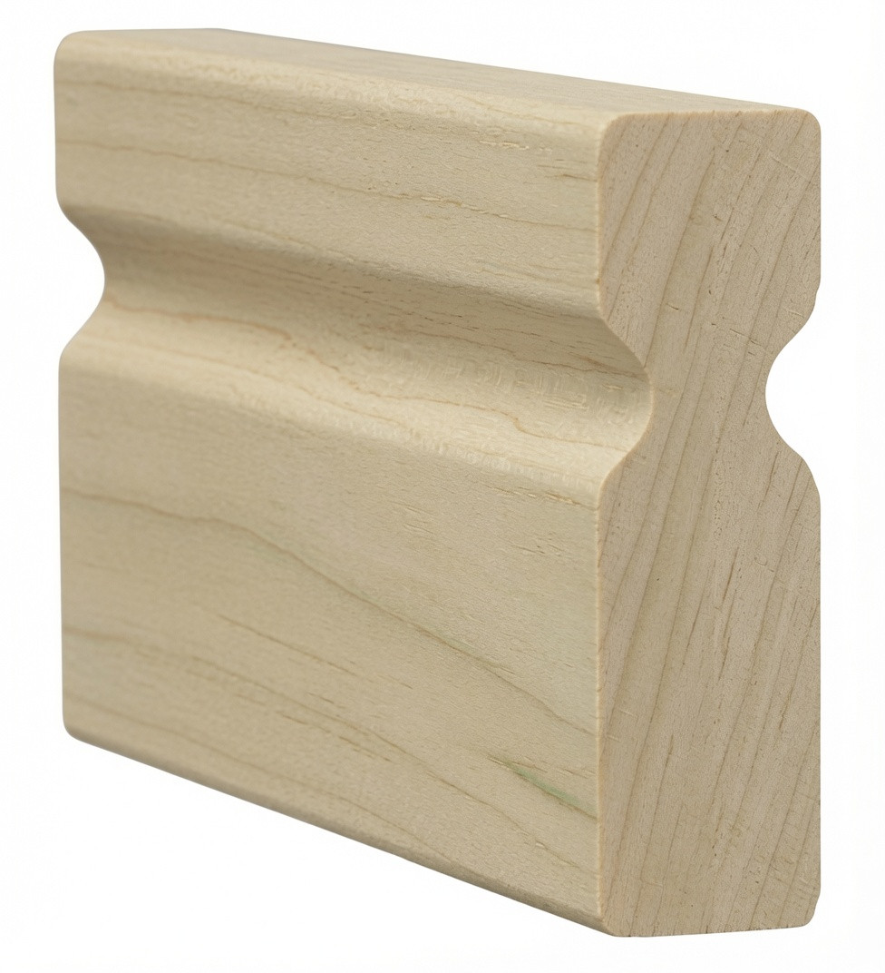 6203 Poplar 2X6 Contemporary Handrail - Poplar