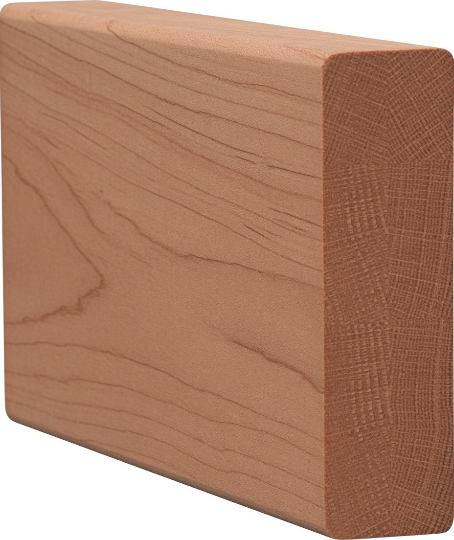 6003 2X6 Contemporary Handrail without finger grips - American Cherry