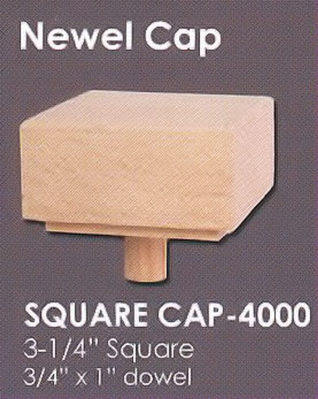 Square Cap - 4000, Red Oak