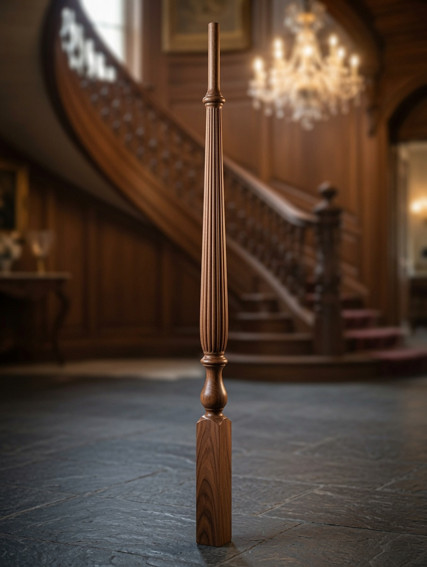 R-2715 42LB Reeded Ohio Regency Stairways Baluster