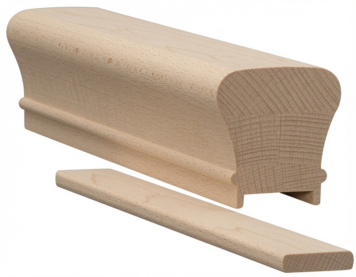 6010P Plowed Handrail - Birch