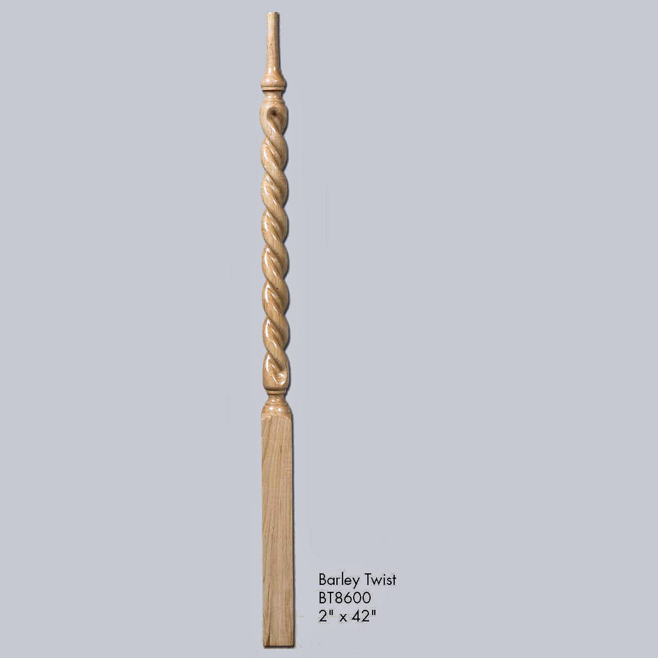 BT-8600 42-inch Barley Rope Twist Lascala Baluster