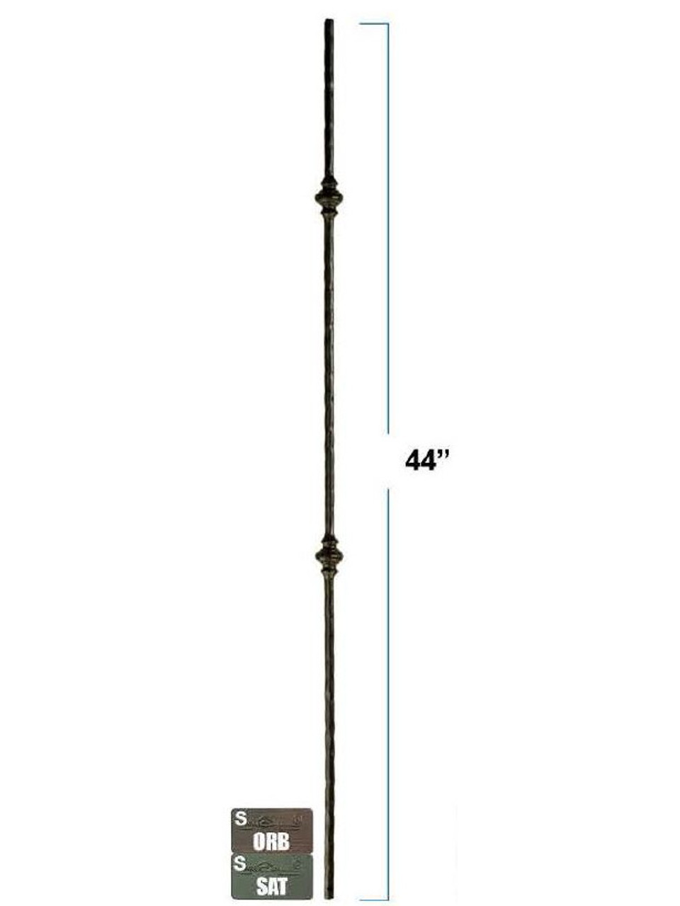 2773 Double Victorian Round Iron Baluster