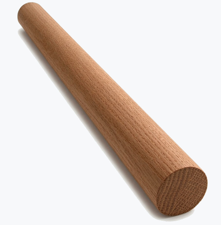 1780 1.78" Red Oak Full Round Handrail