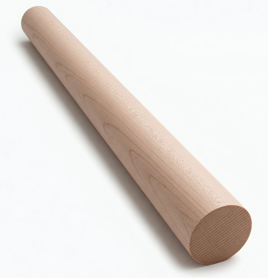 1780 1.78" Hard Maple Full Round Handrail