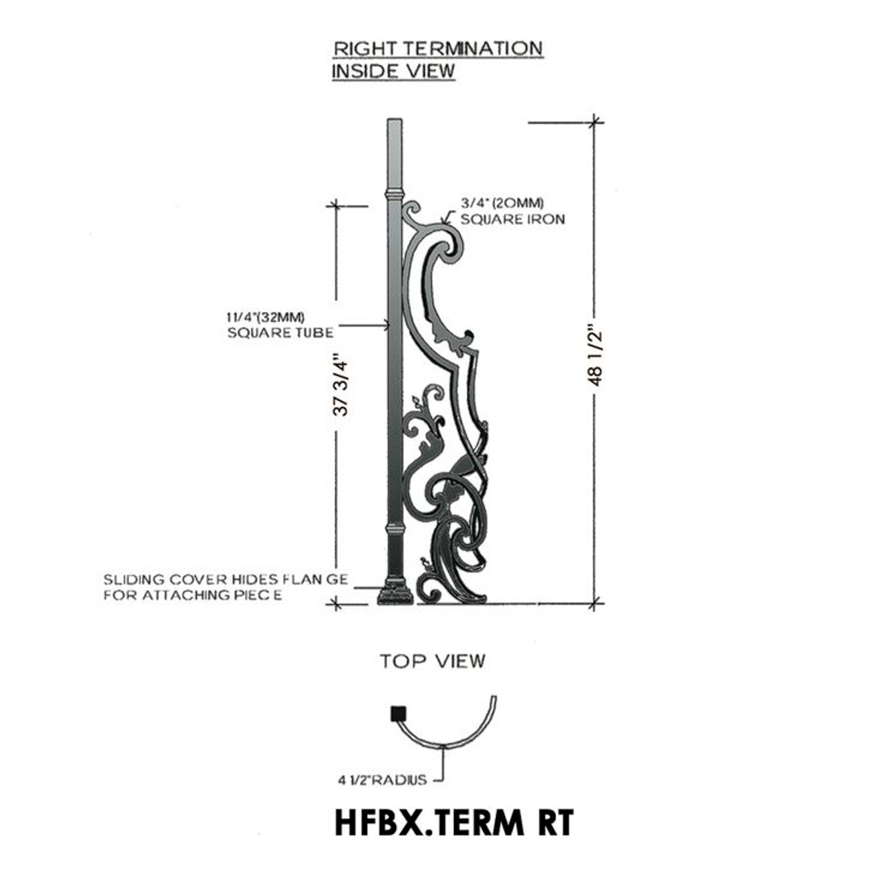 HFBX.TERM RT Right Hand Bordeaux Term