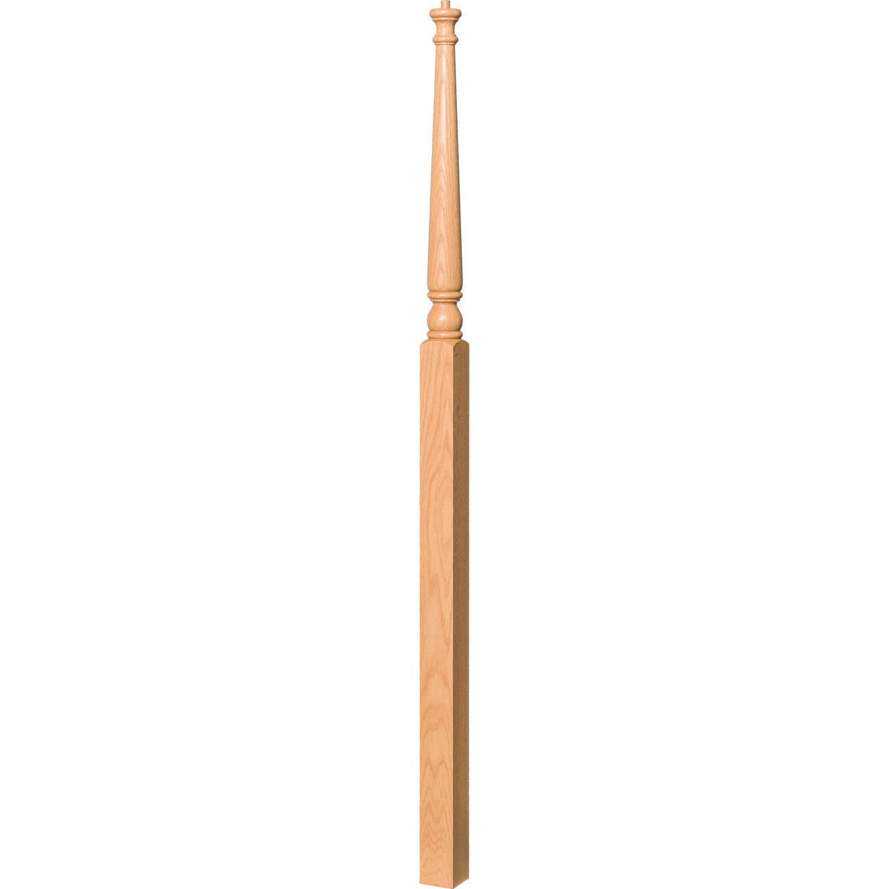 SP-4018 Red Oak 72" Colonial Landing Newel Post