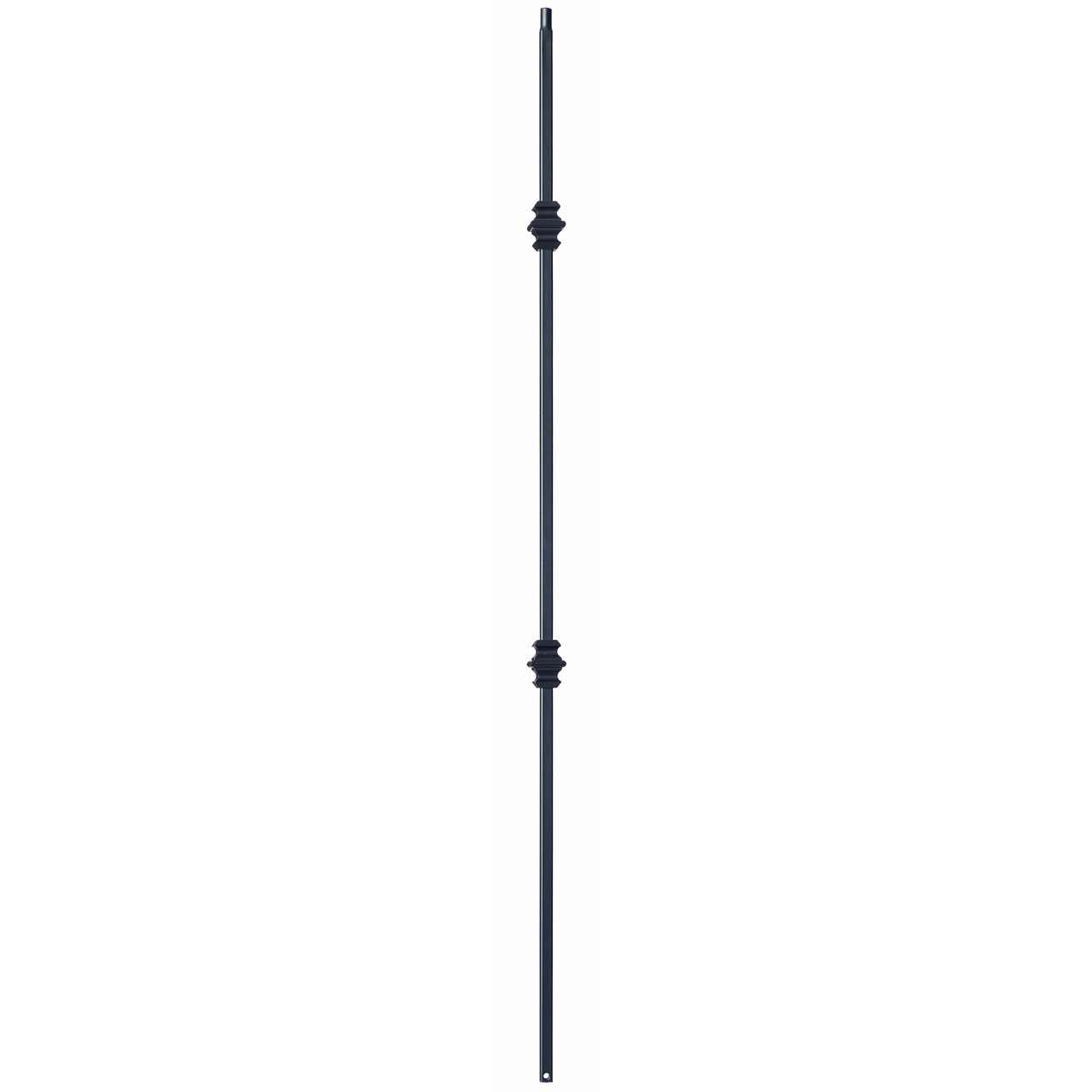 SP-9007TB Satin Black Double Knuckle Tubular Steel Baluster 