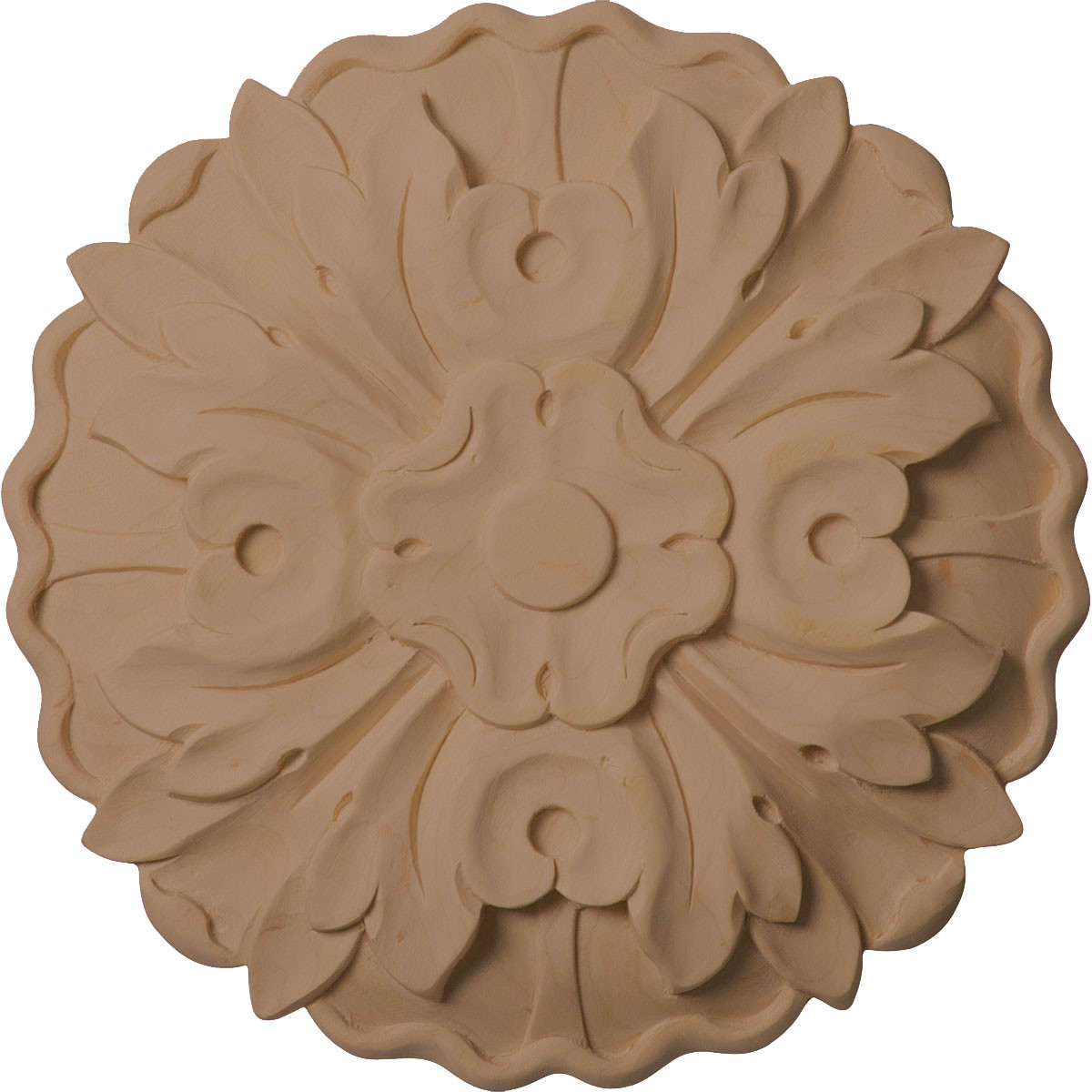 Kent Floral Rosette, 6-7/8