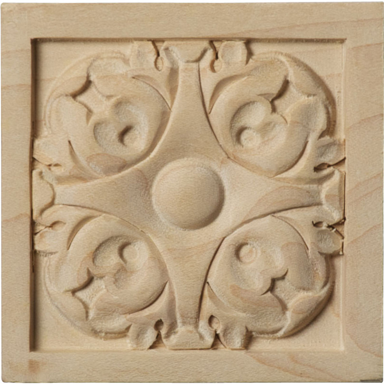 Leaf Rosette, 5-1/8" (ROS05X05X01LF)