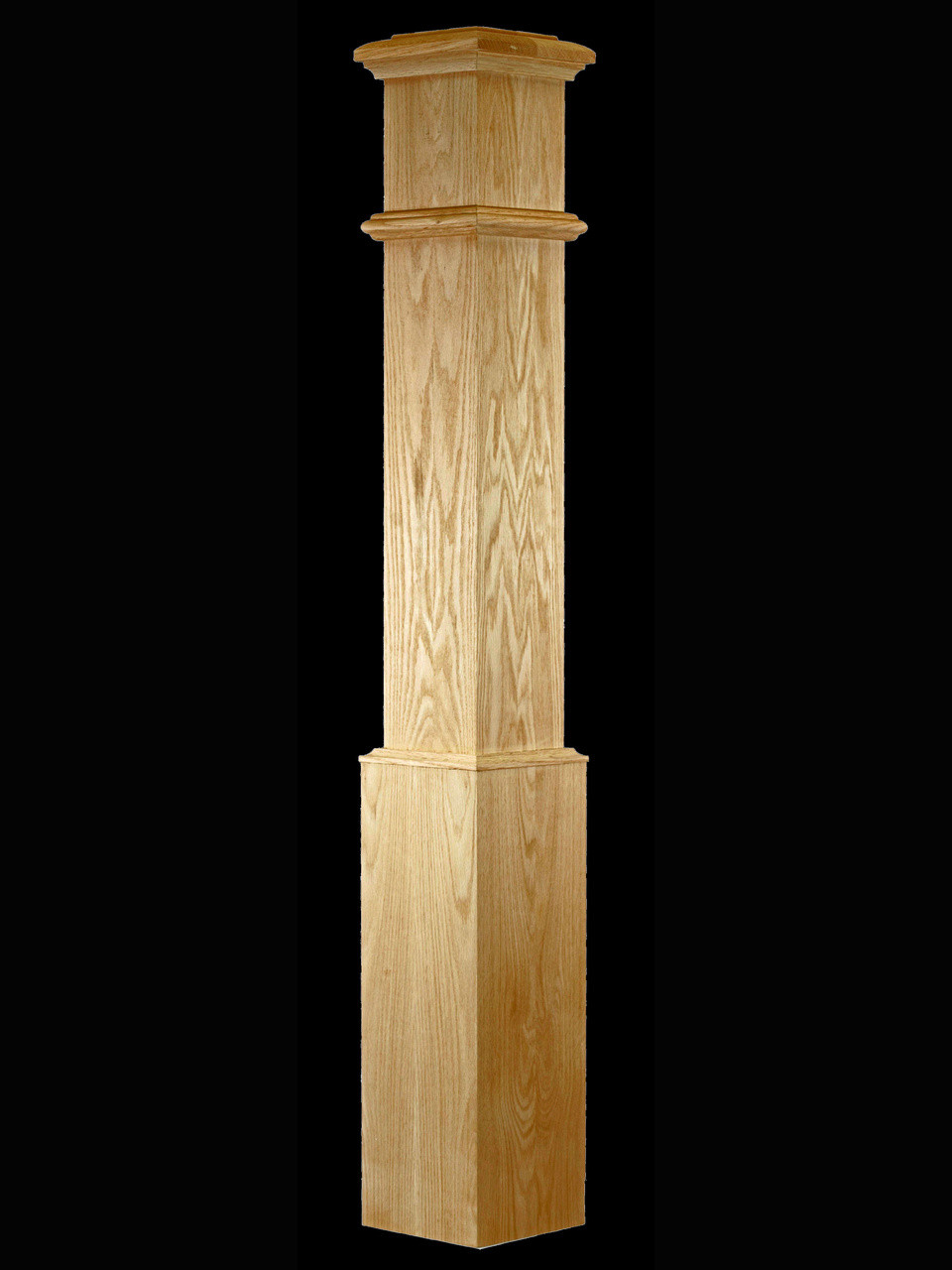 C-4095 Large Plain Traditional Box Newel