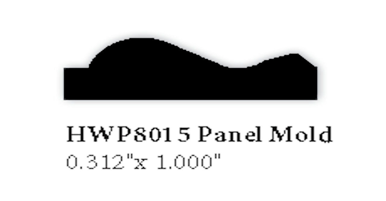 8015 0.312" x 1" Panel Molding