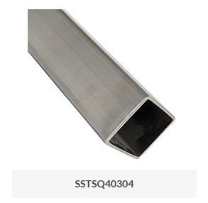SSTSQ40304 40mm (1.5748") Square Tube Grade 304 Stainless Steel