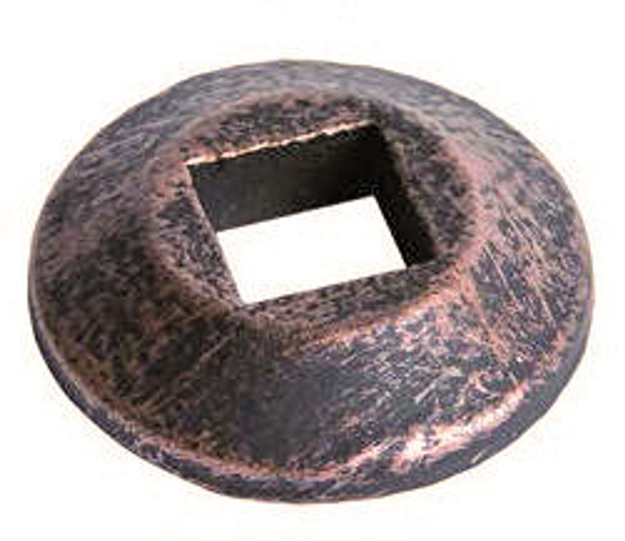 Modern Disk Shoes for Square Balusters Oil Rubbed Bronze