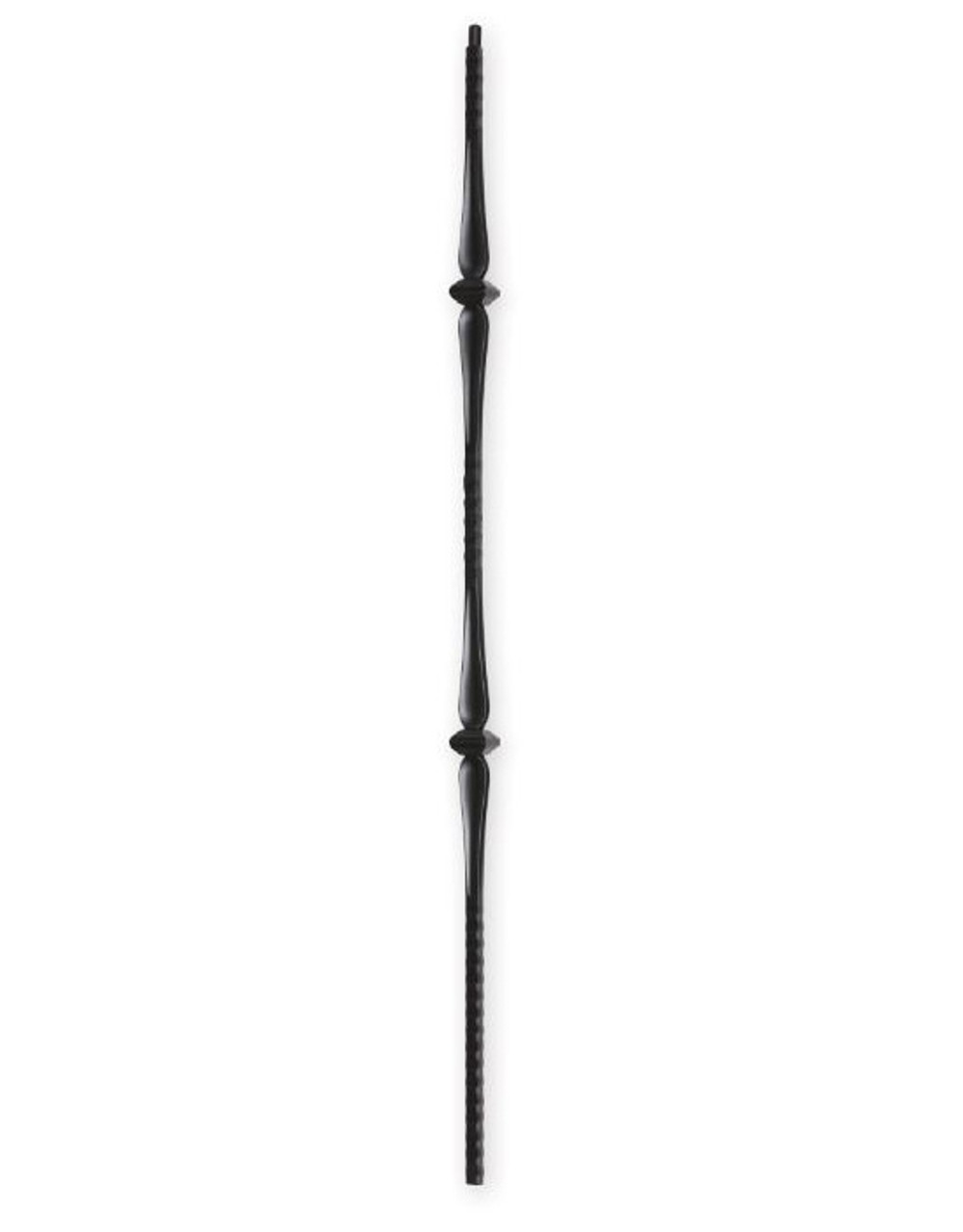 FIH5542-44 Hollow Ribbed Two Spoons and Knuckles Iron Baluster