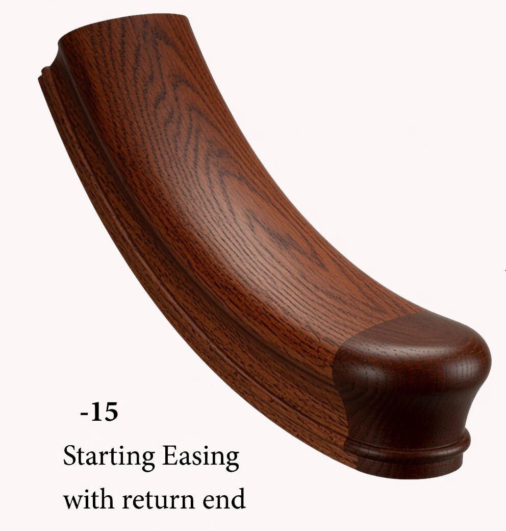 7015 Starting Easing with 1 Returned End - Mahogany