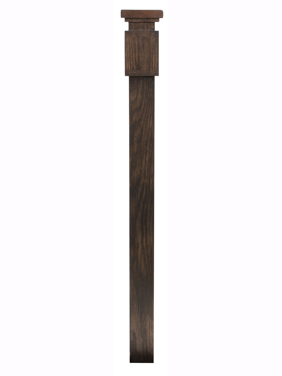 4400 Modern Newel Post Stained