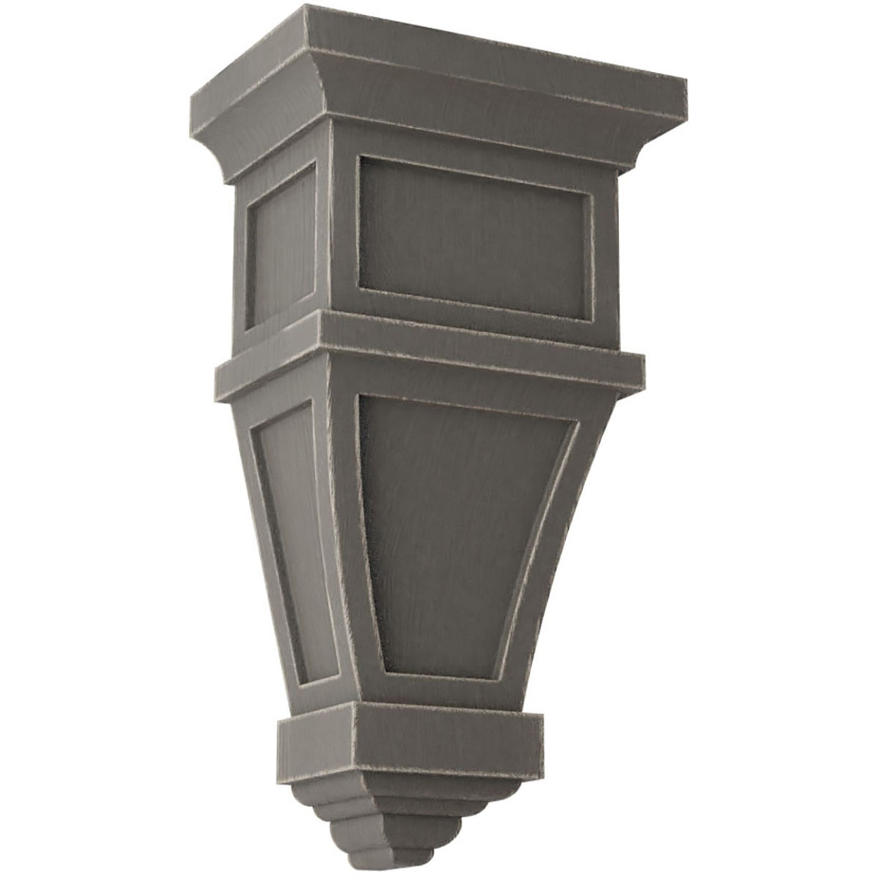 Alpine Wood Vintage Decor Corbel (CORWD06X04X11AP) Reclaimed Gray