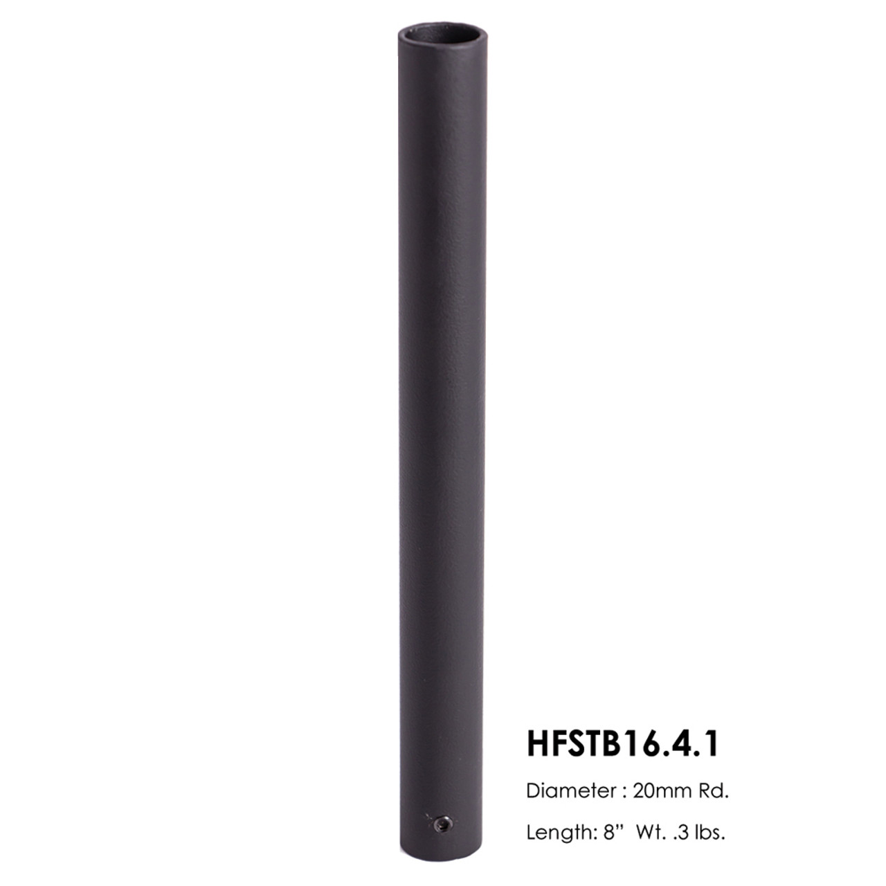 HF16.41 8" Balusters Sleeve, Satin Black