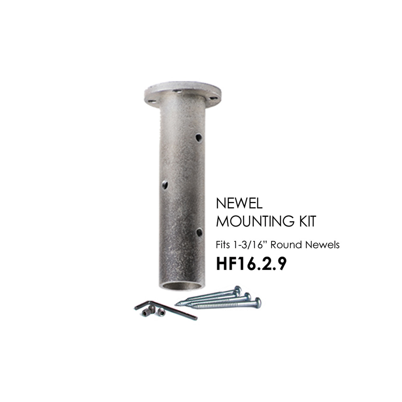 HF16.2.9 1-3/16" Round Newel Mounting Kit