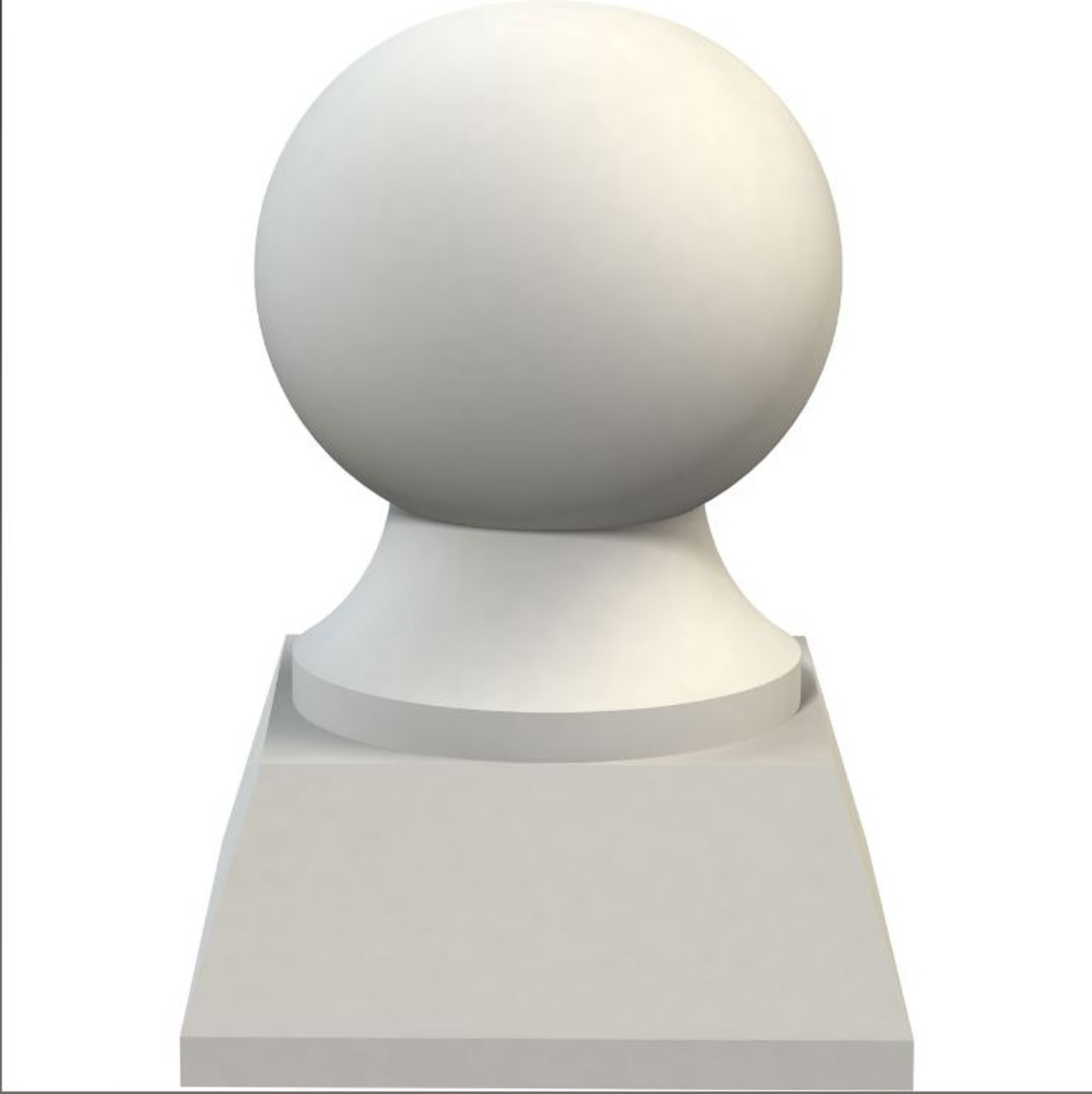 Traditional Ball Top Finial (FIN03X04TR)