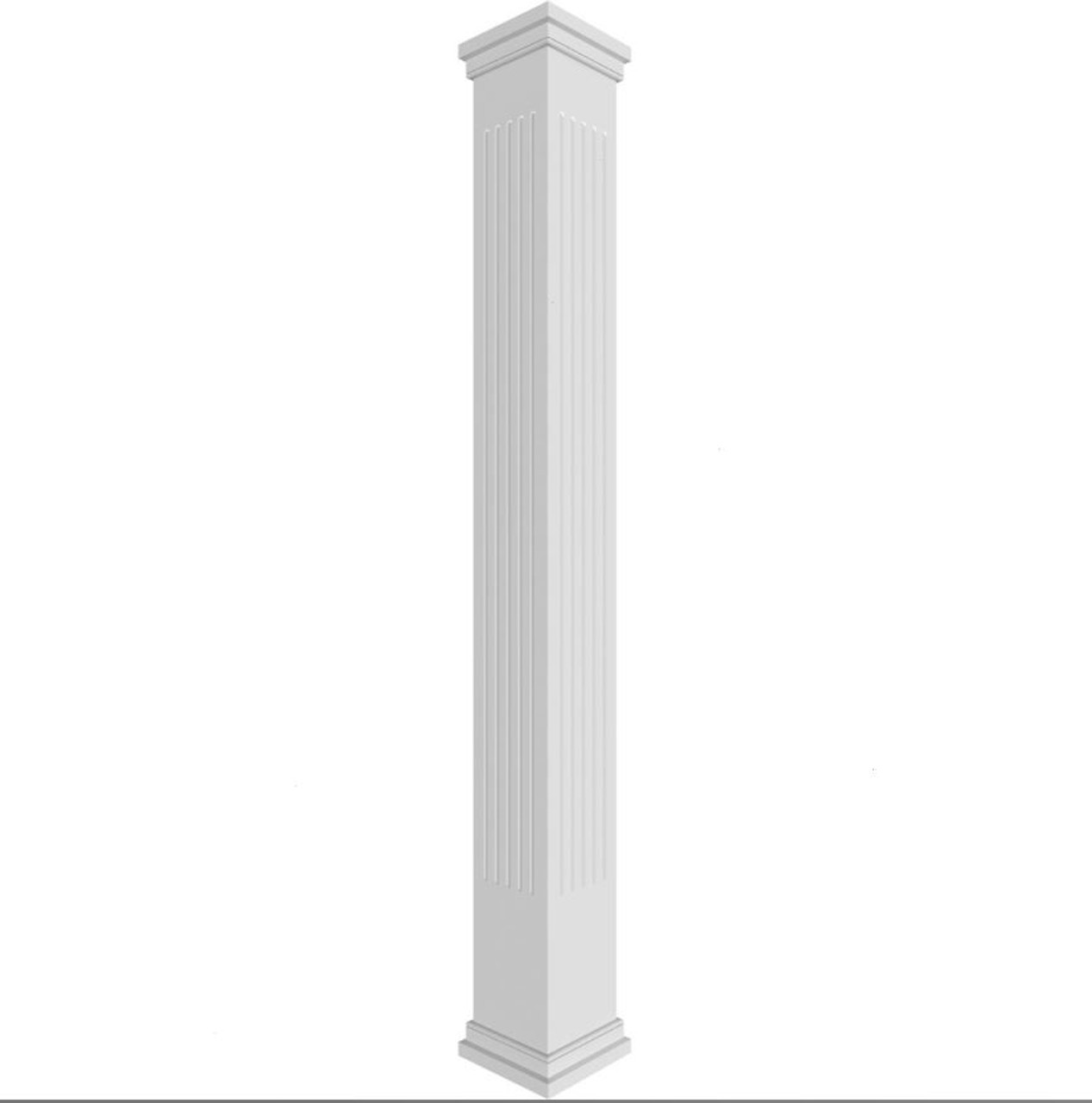 Fluted Non-Tapered Smooth PVC ENDURA-CRAFT Column 4