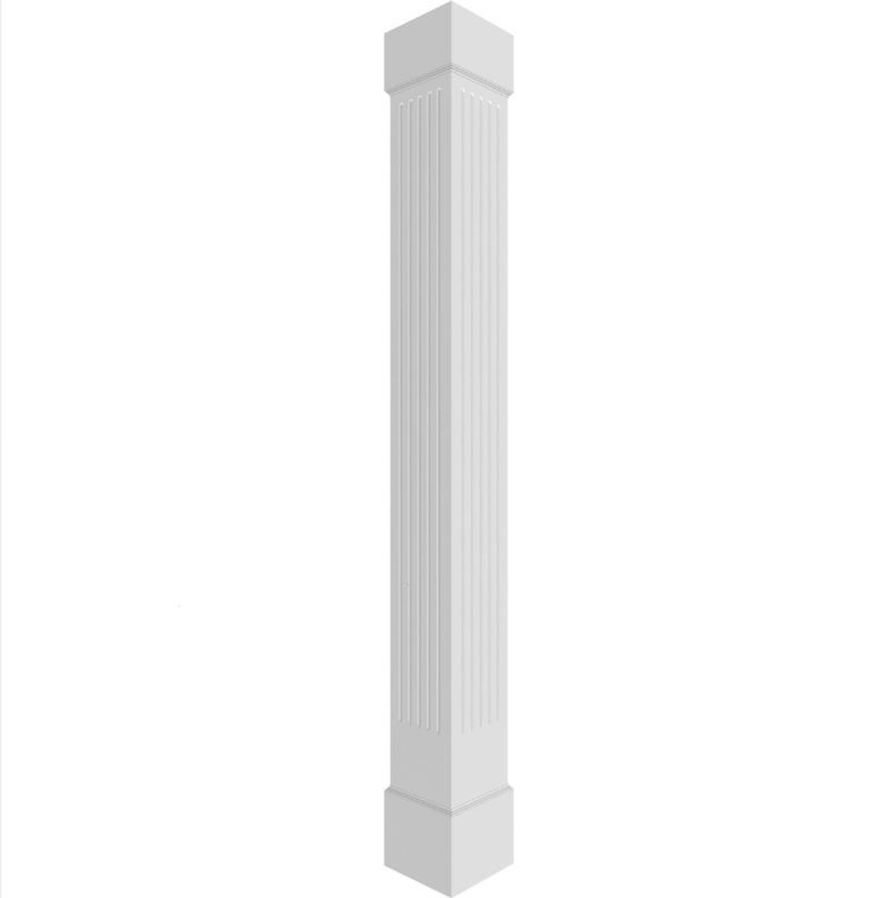 Fluted Non-Tapered Smooth PVC ENDURA-CRAFT Column 8