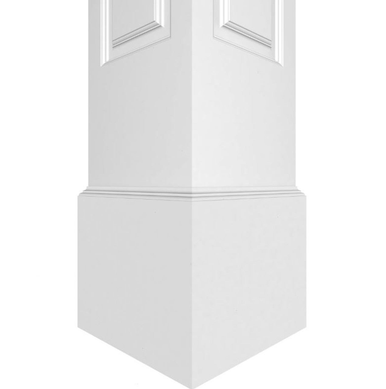 Raised Panel Non-Tapered Smooth PVC ENDURA-CRAFT Column 5