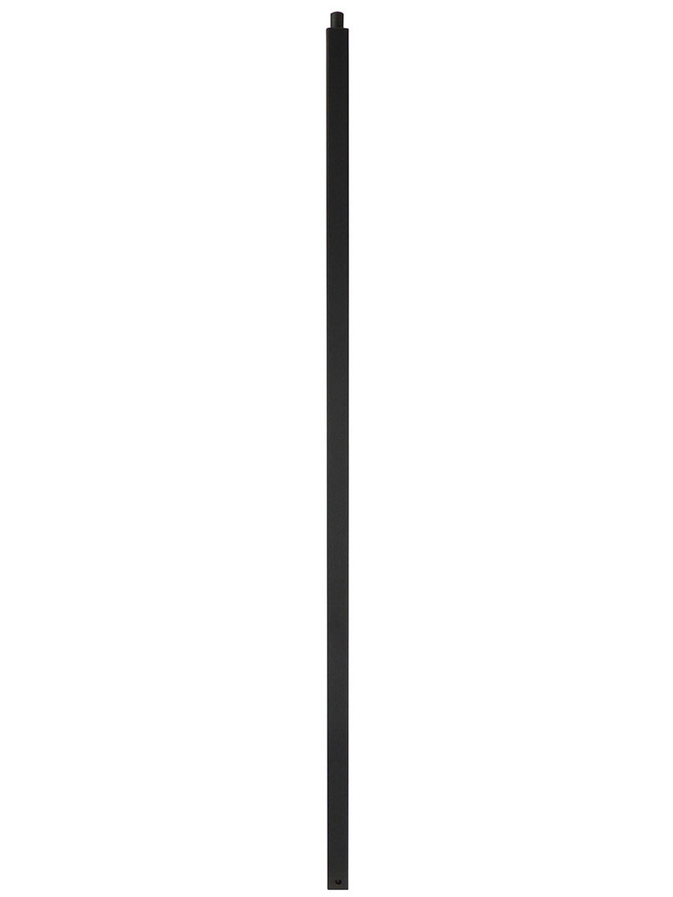 TN01 Satin Black Square Newel Post, Satin Black TN01 Satin Black Square Newel Post, Satin Black