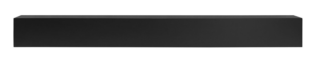671B Sam Shelf MDF Black Fireplace Mantel 