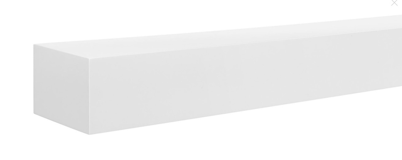 671 Sam Shelf MDF White Fireplace Mantel 3