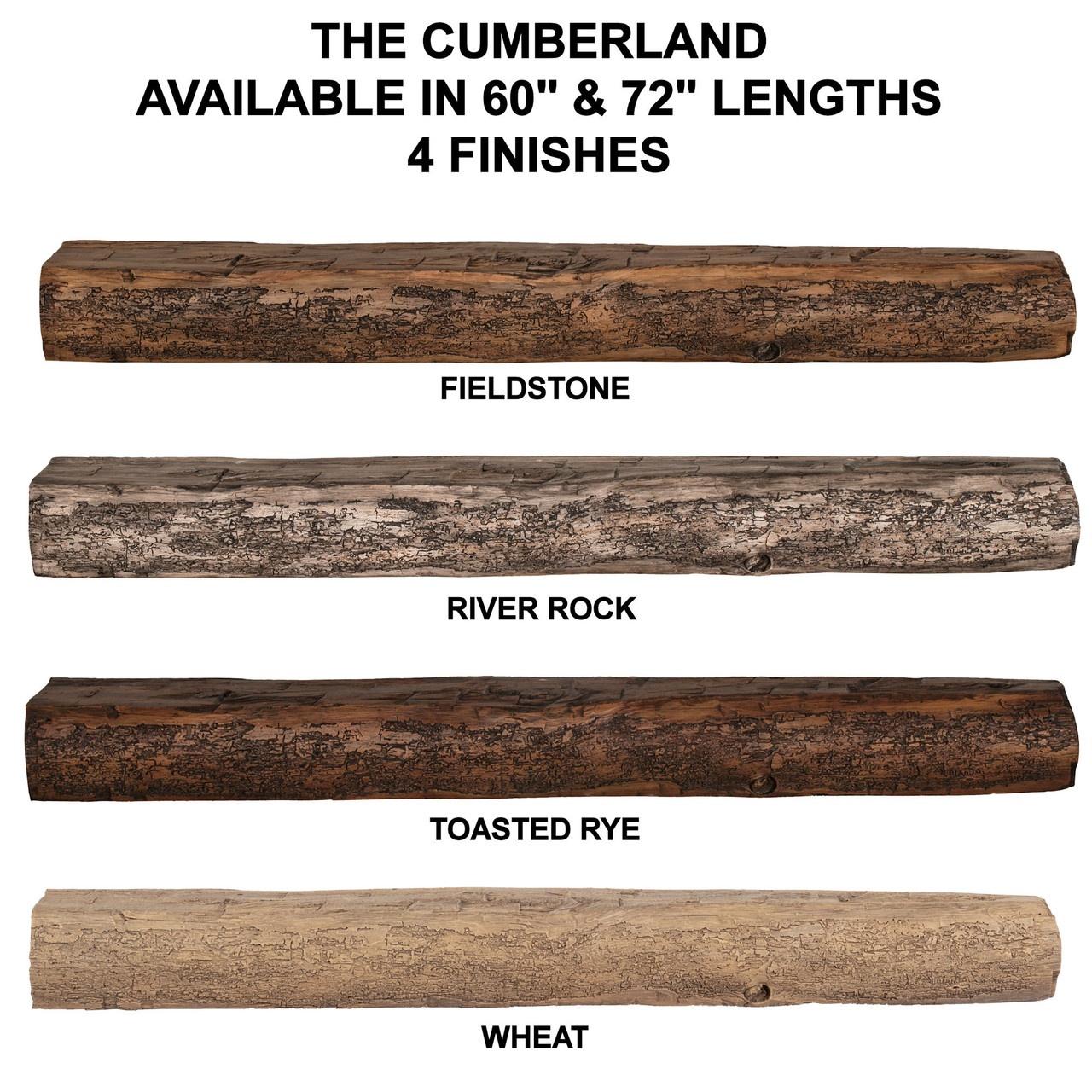 Cumberland Non-Combustable Fireplace Mantel Shelf, All Finishes