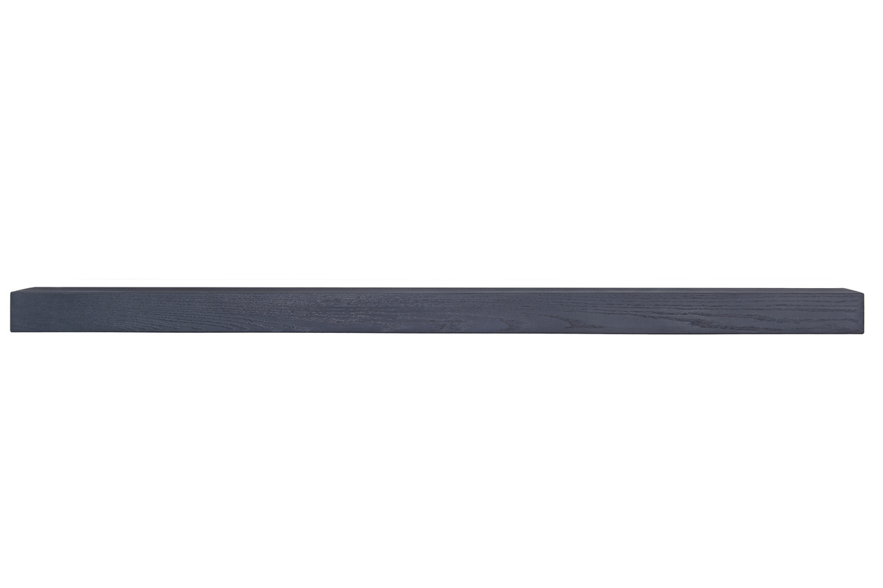 NCL Linear Non-Combustable Fireplace Mantel Shelf, Graphite