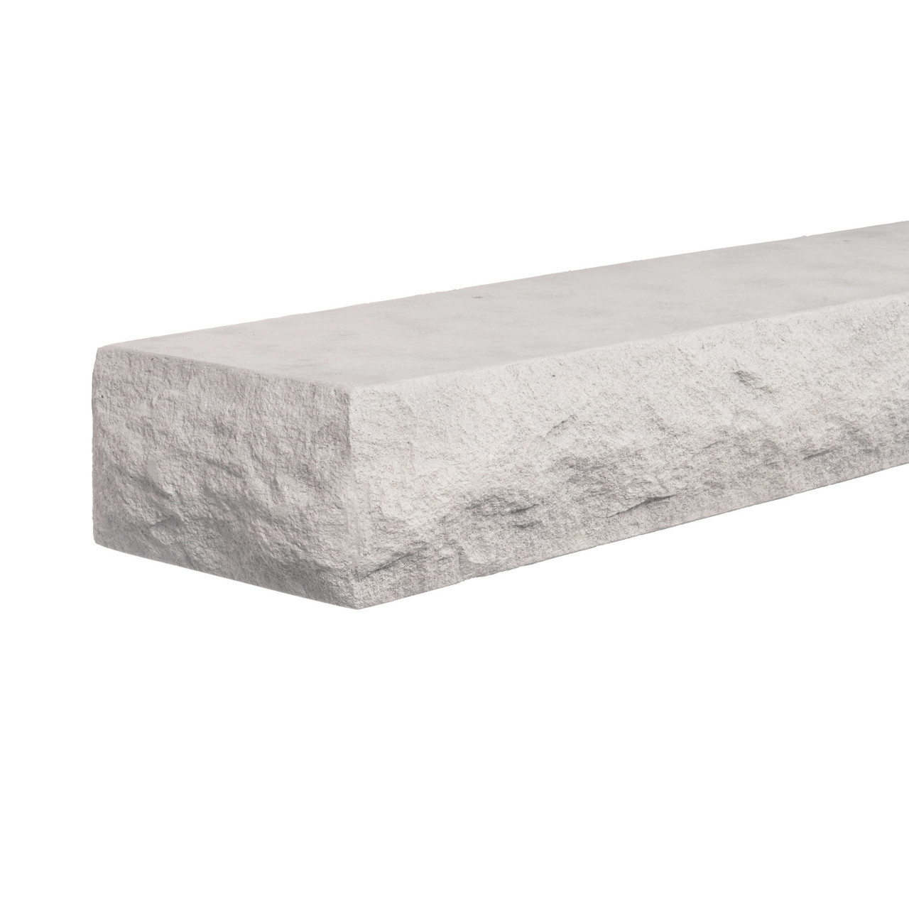 NCCS Natural Cut Stone Non-Combustable Fireplace Mantel Shelf, Arctic Blast