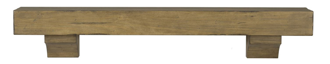 The Shenandoah Shelf Mantel, 60" Dune Finish